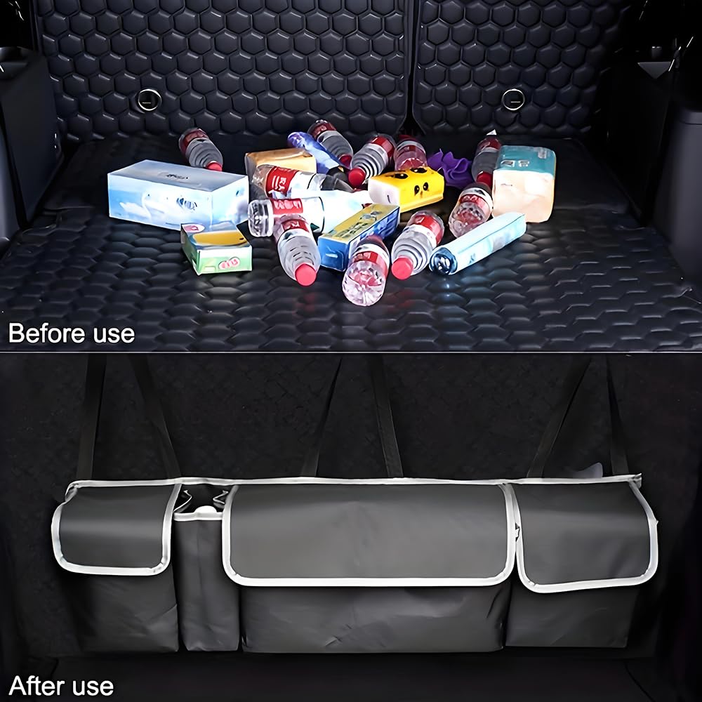 Organizador de maletero, bolsa de almacenamiento plegable, impermeable