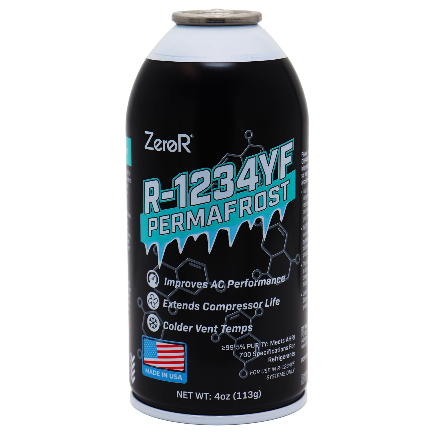 Amazon.com: ZeroR® Permafrost for R1234YF AC Systems | Performance