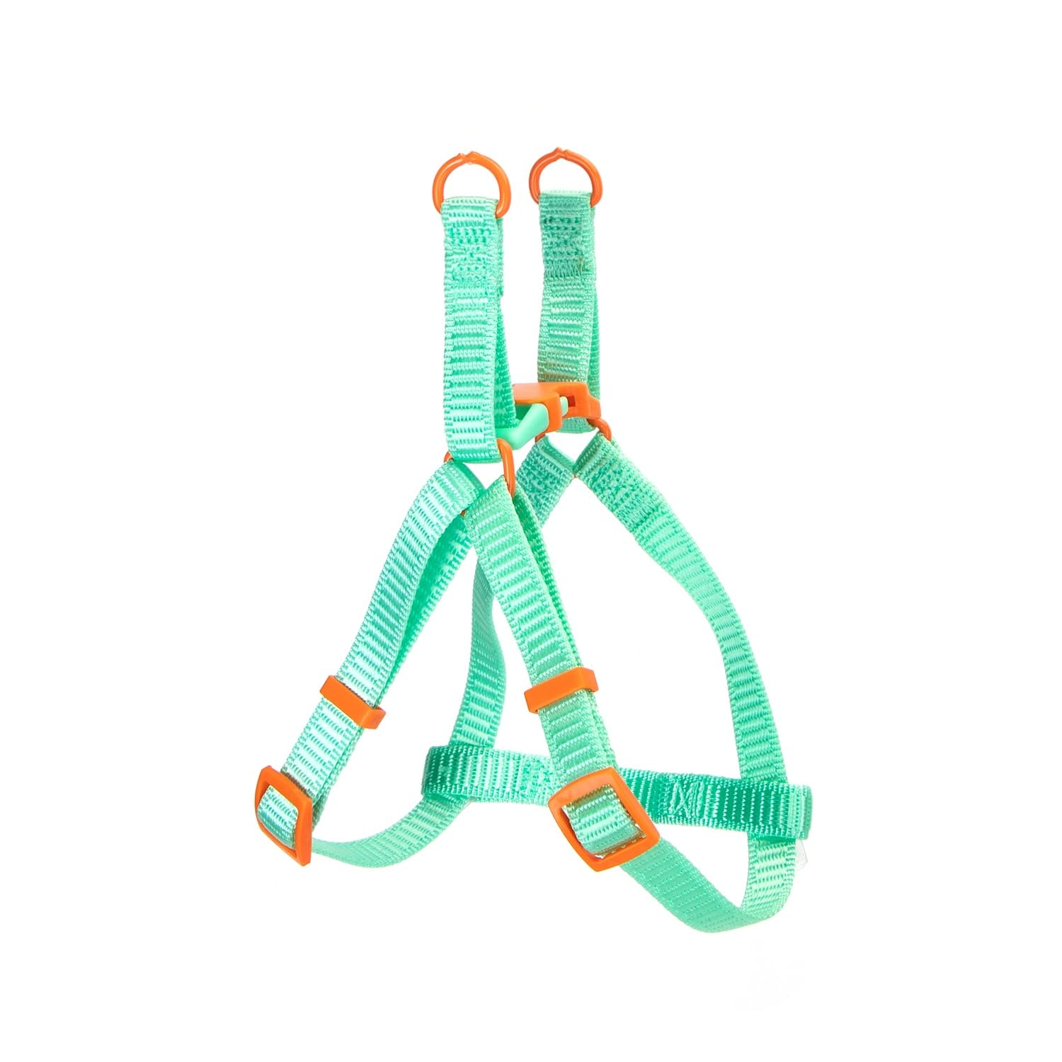 Patapalooza Multi-coloured Nylon Harness, Pack of 4, Resistant and Adjustable, Ideal for Training and Pet Walks.