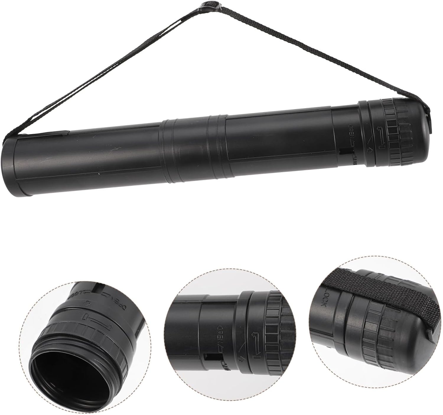Telescopic Drawing Tube with Strap for Designers and Students