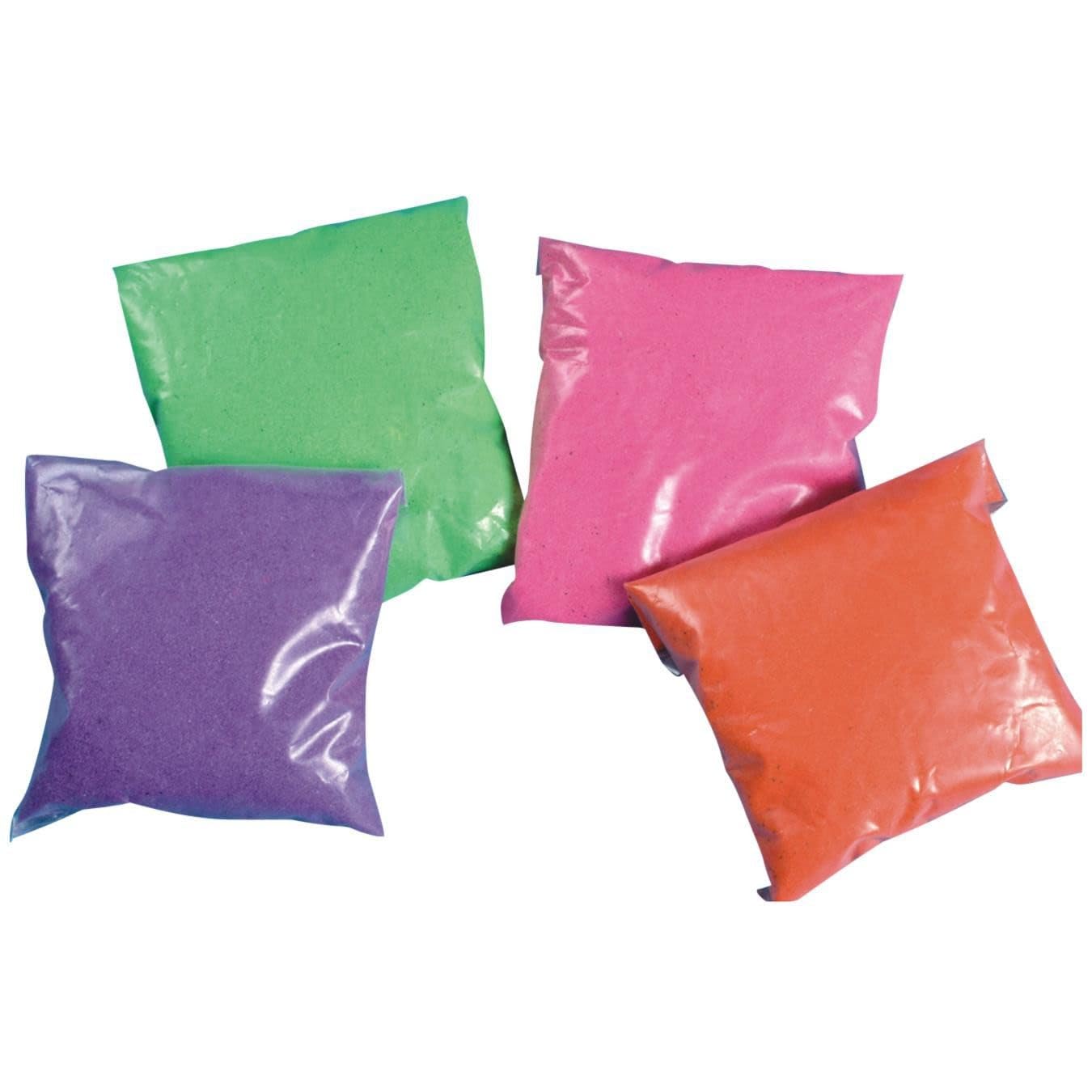S&S Worldwide Color Splash! Neon Sand Assortment (Pack of 4)