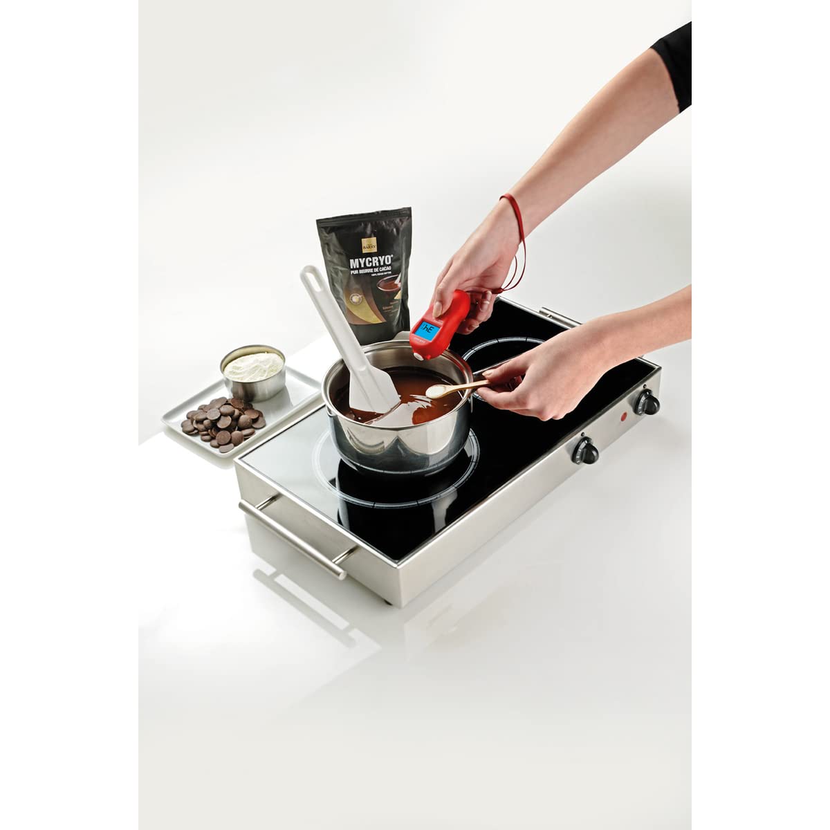 Yoocook YC60604 Thermomètre Électronique à Infra-Rouge pour Chocolat