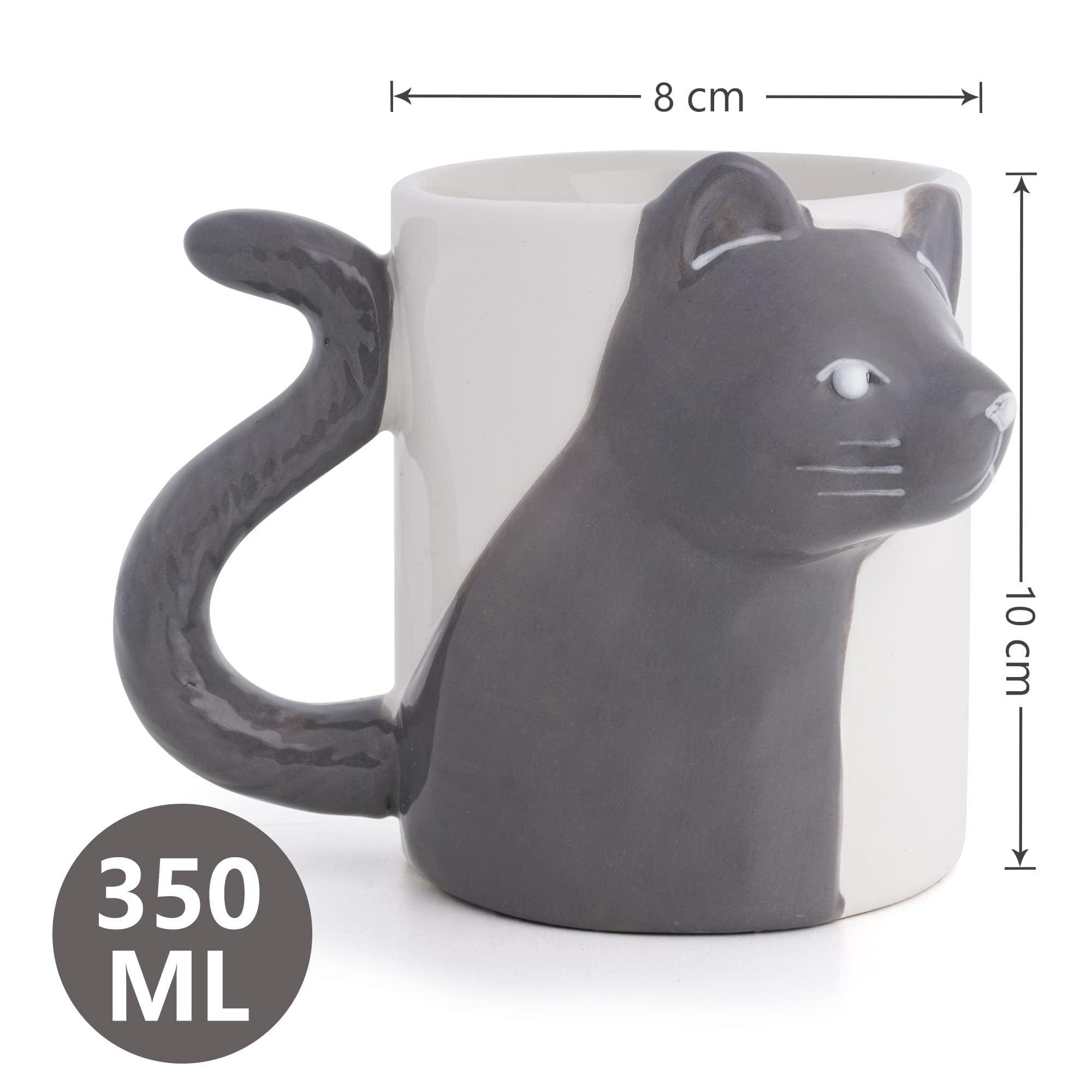 MIAMIO – 2 x 350 ml Tazza Gatto/Tazza/Tazze/Tazze Di Ceramica Set