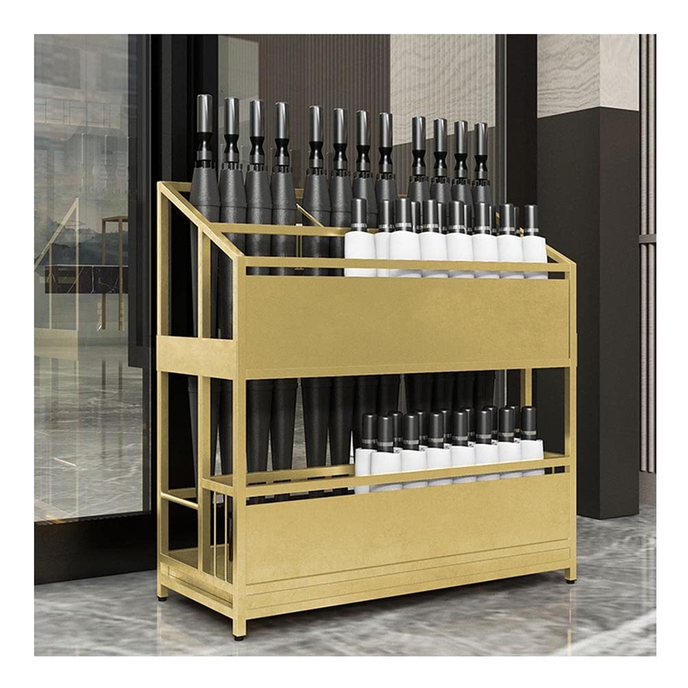 FCXWEVR Heavy-Duty Umbrella Stand Rack Commercial nizer for 40-75 Umbrellas Perfect for Schools Offices & Hotels - Durable Entrance Corridor Solution
