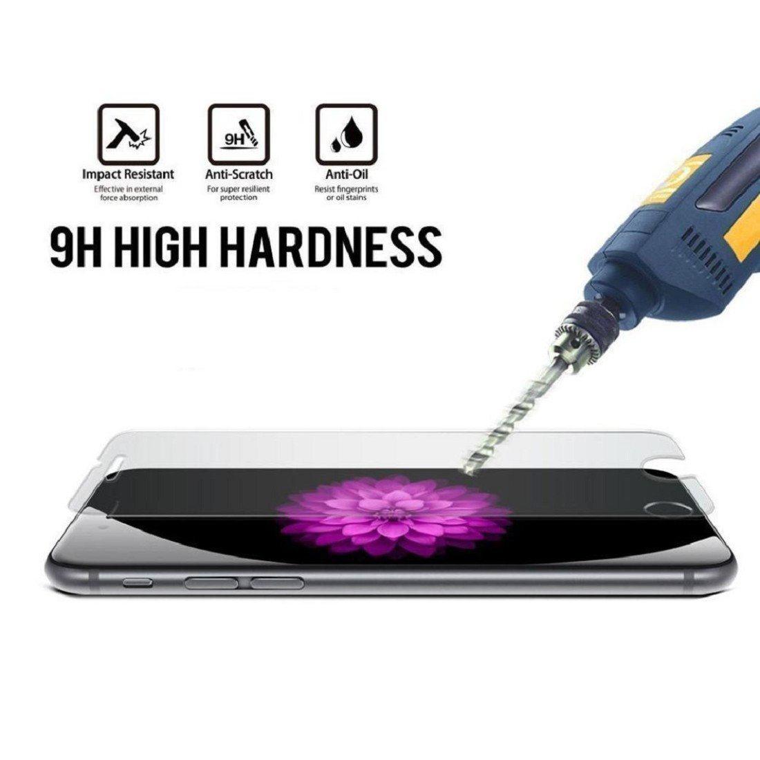 Protector De Pantalla Para Xiaomi Redmi 3/3S/3 Pro - Vidrio Templado 9H+, Anti-huellas