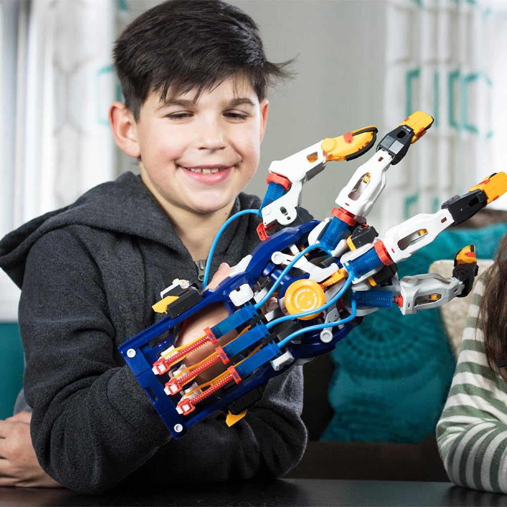 Thames & Kosmos Mega Cyborg Hand STEM Experiment Kit | Build Your Own GIANT Hydraulic Amazing Gripping Capabilities Adjustable for Different Sizes Learn Pneumatic Systems — Amazon image 2