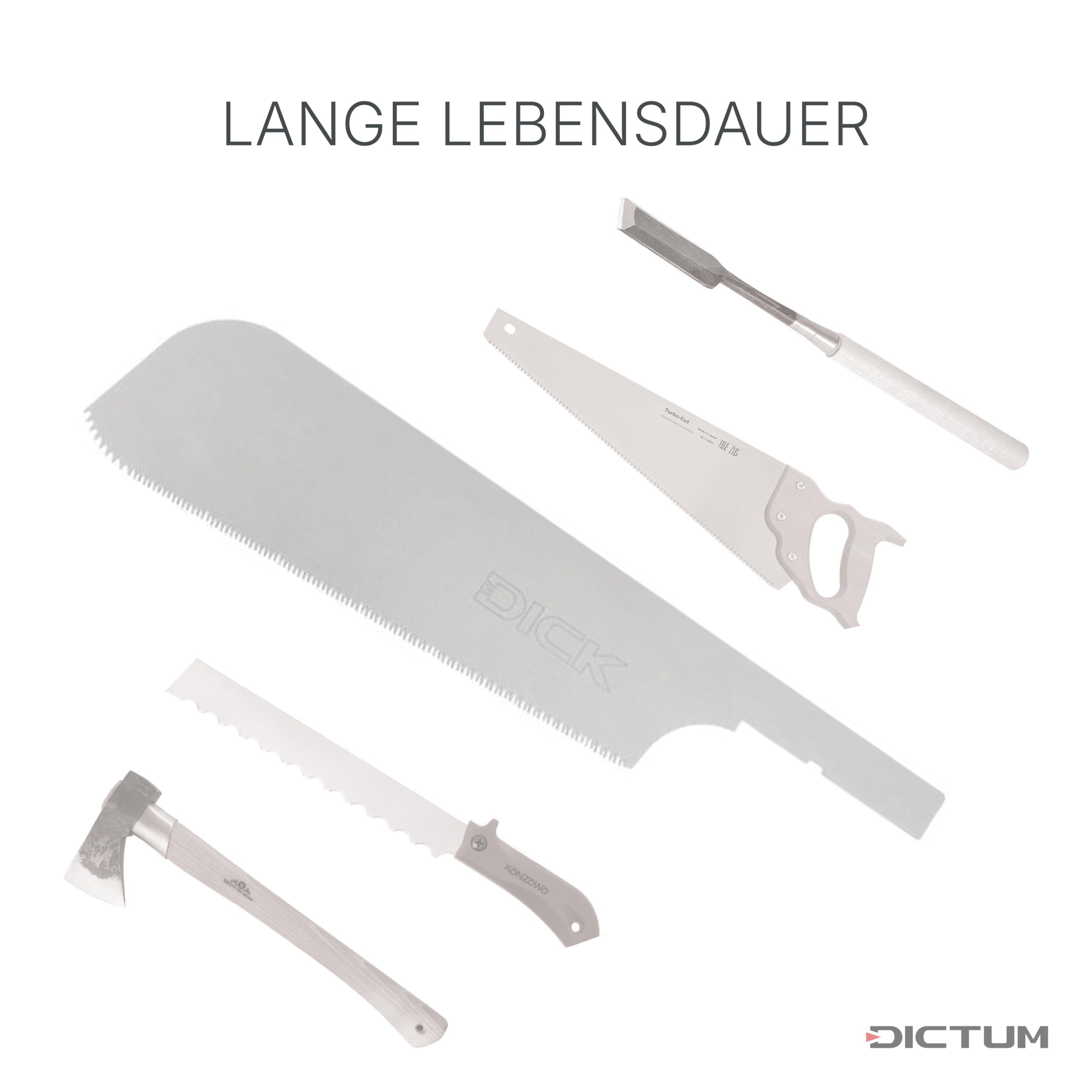 DICTUM Japansäge Ersatzblatt 180 mm – Ersatzblatt für Japanische Säge Kataba Super Hard Compact | Feinsäge Holz Blatt kompatibel mit DICTUM Japansäge & Japan Säge