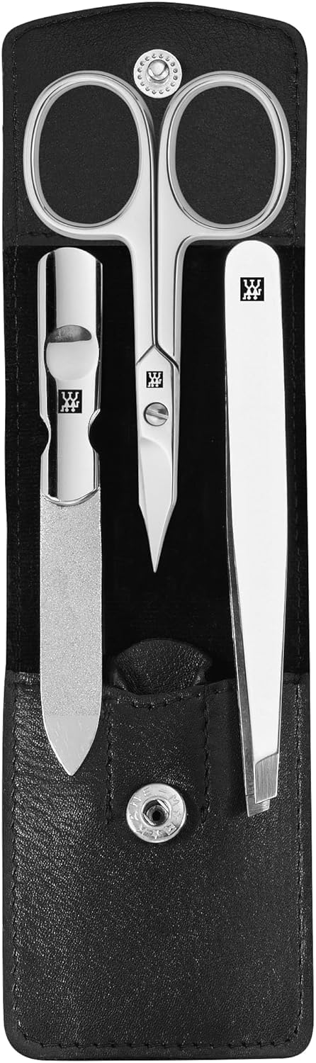 Top 5 Manicure Sets für perfekte Nägel: Qualität & Stil vereint 9 Zwilling Classic Inox 3-teilig, schwarzes Lederetui