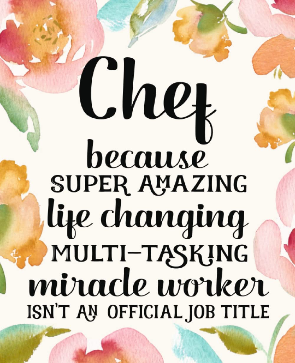 Chef Gifts: Funny Thank You Appreciation Present for Women Friends, Family or Coworkers