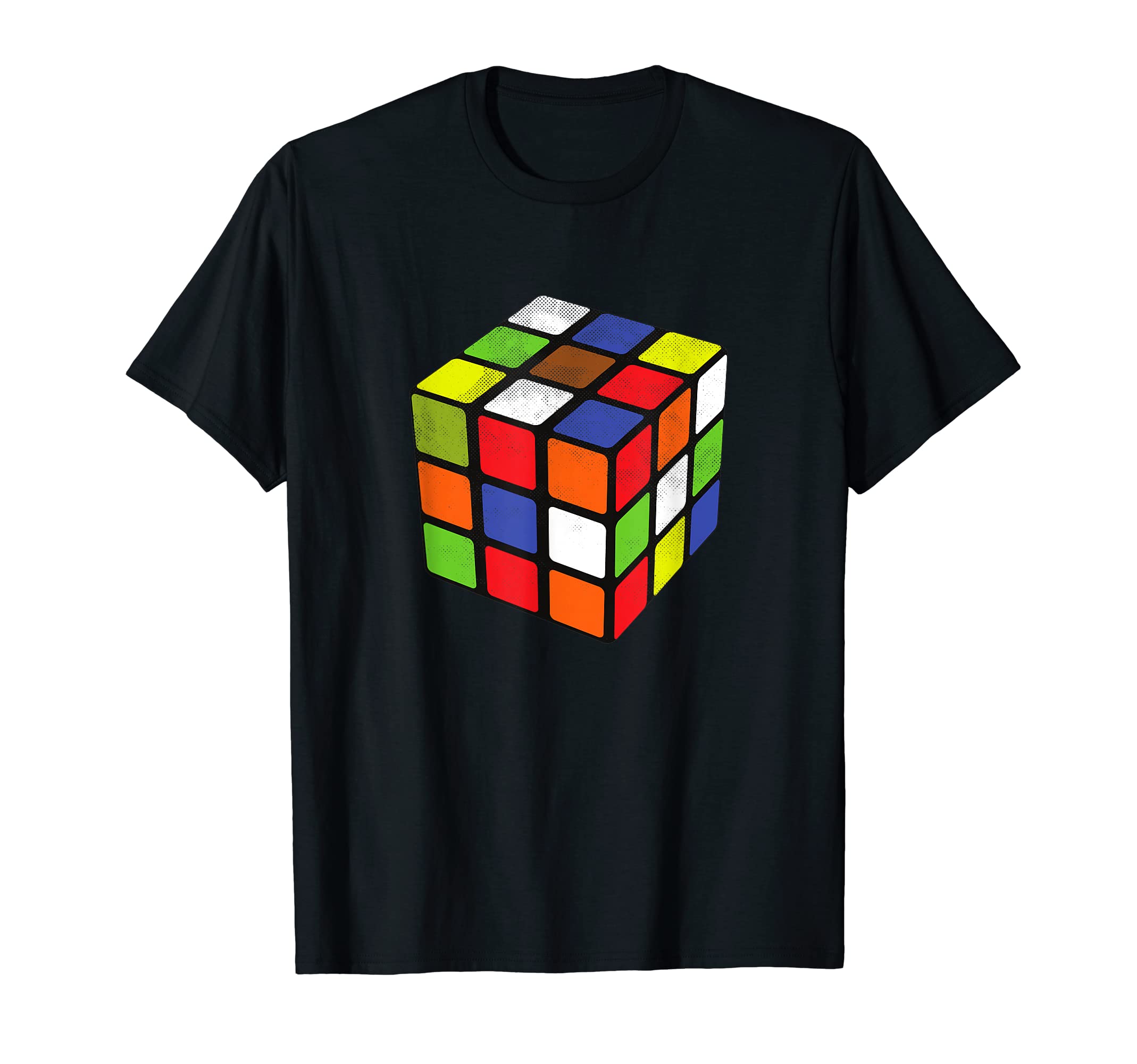 Rubiks Cube Apparel 80's Vintage ClothingRubiks Cuber Speed Cubing 80's Vintage 3x3 Cube Game Puzzle T-ShirtOEKO-TEX STANDARD 100