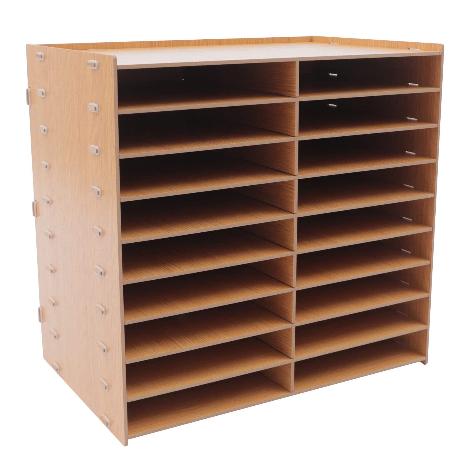 Organiseur de bureau à 9 niveaux, porte-documents, organiseur de documents, organiseur de documents, organisateur de documents, organisateur de documents, pour bureau, école, maison, 51,8 x 49