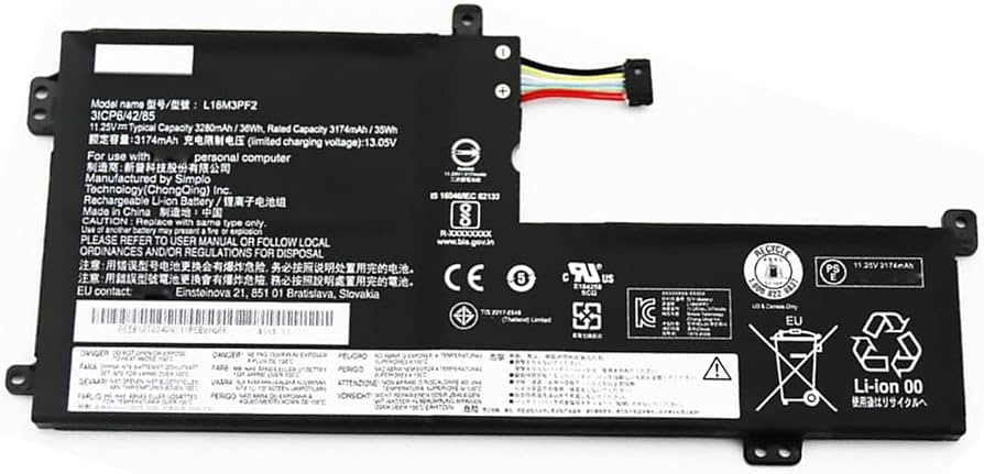 Amazon.co.jp: 【L18M3PF2 36Wh/3280mAh】互換用のアクセサリ Lenovo