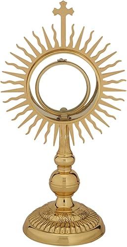 Christian Brands Monstrance with Glass Luna