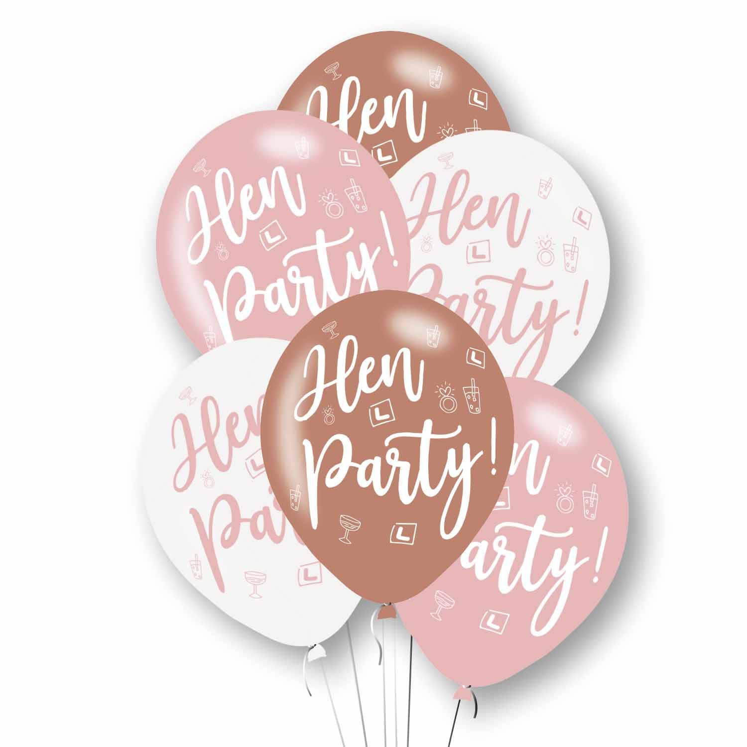 Amscan 9912775 Rtl Balln Pk6 27Cm Hen Party