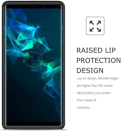 Miniatura 5 de Funda para Samsung Galaxy Note 9, resistente a prueba de golpes, de goma, híbrida, con ranura para tarjeta de crédito de identificación, funda para