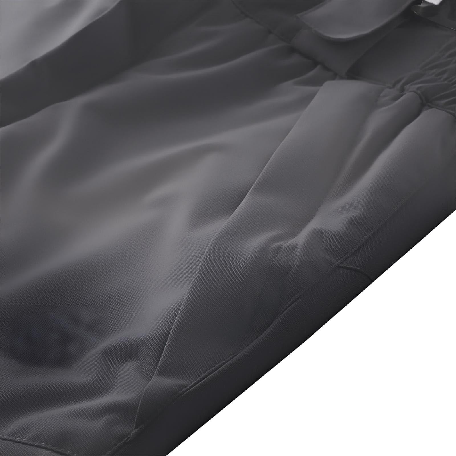 Generisch Pantalon de ski imperméable pour fille et garçon - Pantalon de ski coupe-vent - Salopette doublée - Chaud - Pantalon de neige - Pantalon d'extérieur pour enfants de 6 à 16 ans