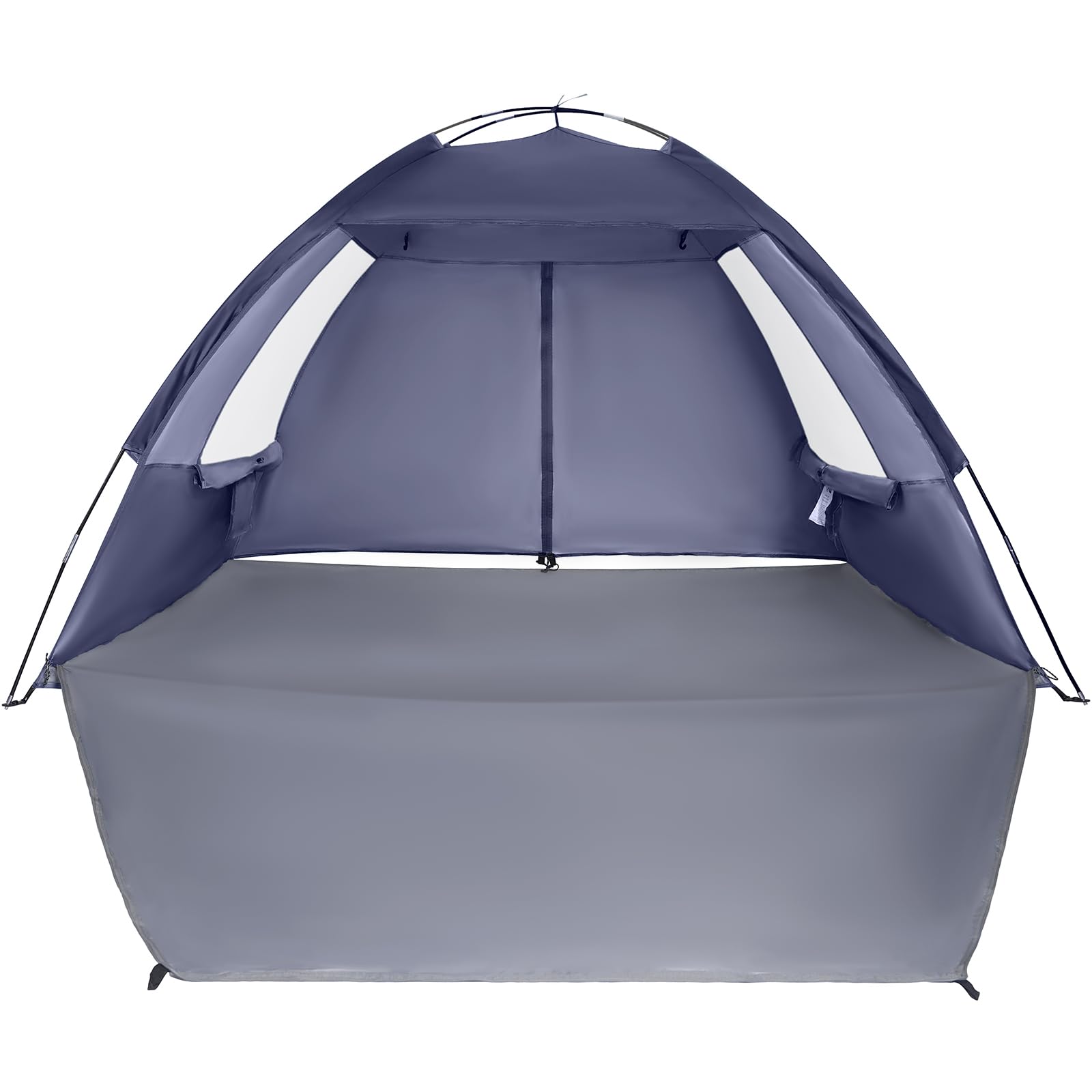 CAMEL CROWN Beach Tent Anti-UV Portable Sun Shade Shelter for 2/3/4/6 Person (Navy Blue, 2/3 Person)-image-37