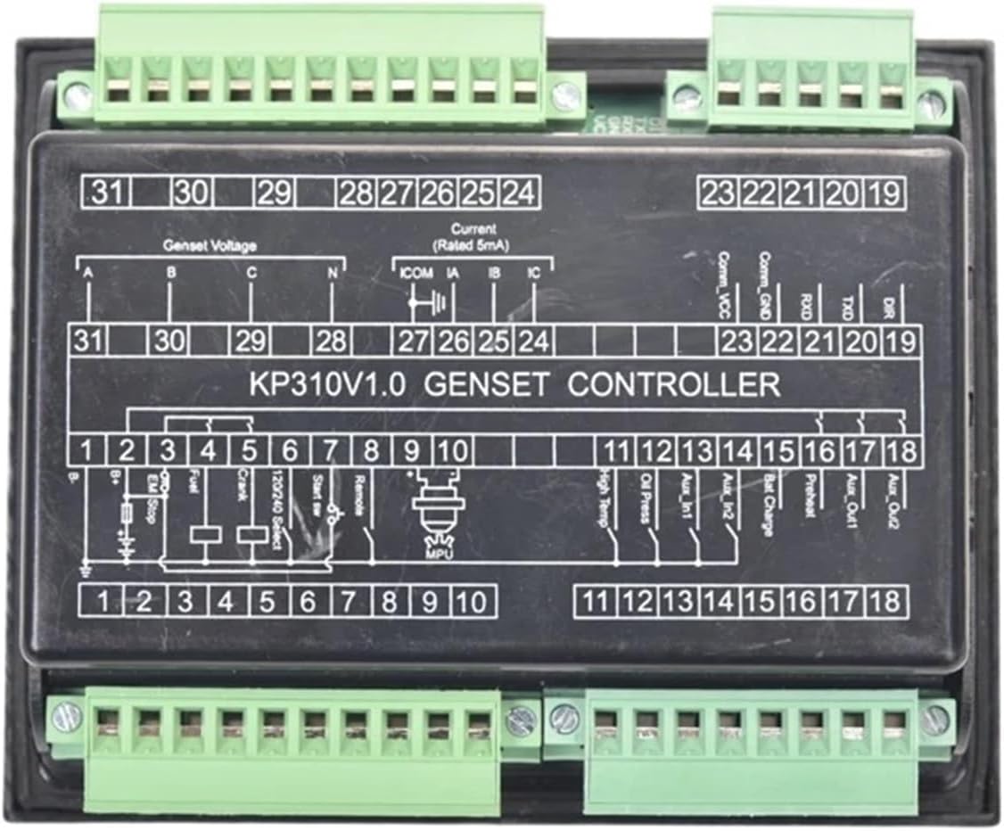 1pcs KP310V1.0 KP310 V1.0 Generator Module Remote Control Start and Stop Genset LED Digital Display Panel