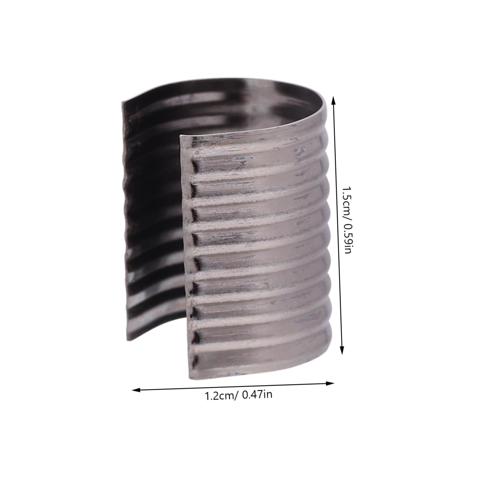 ARTIBETTER 100Pcs Rope Buckles DIY Leather Cord Clips for Jewelry Making Durable Crimp Ends for Tassels Smooth Surface for Necklaces Bracelets and Crafts