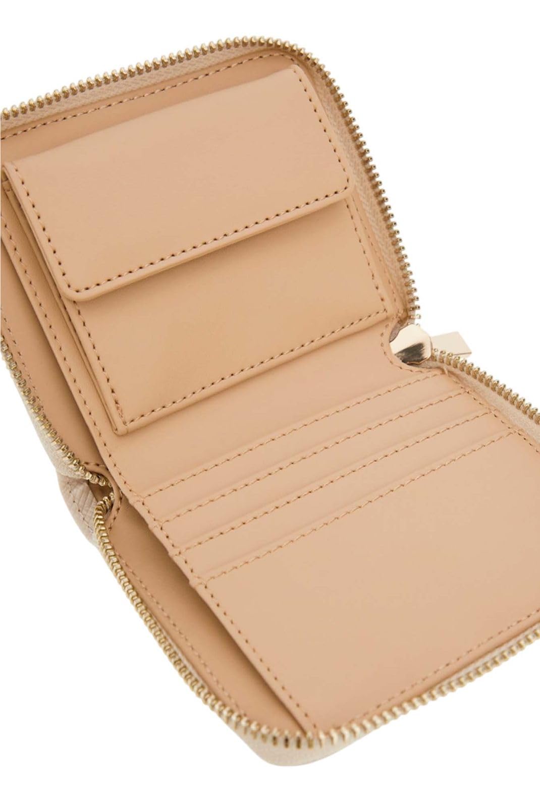 GUESS Laurel SLG Small Zip Around Wallet Bone