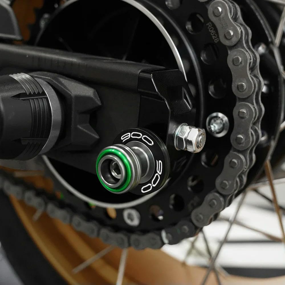 Motocyklowe CNC tylne stojaki suportu wahacza ślizgacze do kulek wahacza Pasuje dla Kawasaki Z900 Z900RS Z900SE 2017 2023 2024 2025 Swing Arm Spool