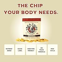 Vista 5 de Vaca Chips Chips de tortilla de sebo de vaca, sabor original Pack de 3 bolsas de 5 onzas Botana sin aceite de semillas, hecha con maíz orgánico