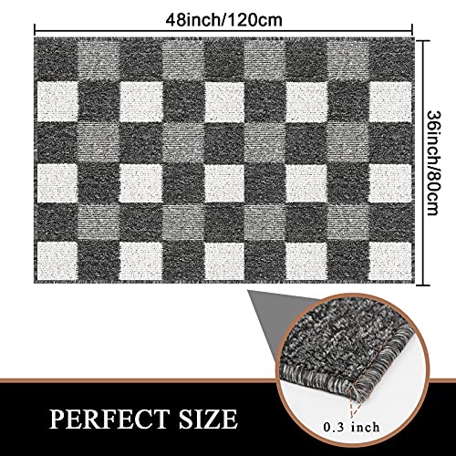 Hebe Large Indoor Doormat Front Door Mat 32"X48" Low Profile Inside Door Mat For Entryway Absorbent Welcome Doormats Non Slip Entrance Mat Floor Mat For Entry Back Door Washable #TOP3