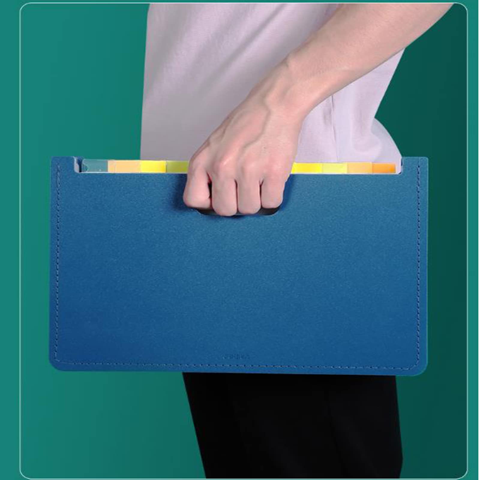 Borsa per Documenti per Fisarmonica, Cartella A4 Borsa per Documenti per organi Portatile 2 in 1 Nuova Carta di Prova per Articoli di cancelleria per Ufficio/Affari/Scuola, Grigia, Borsa per