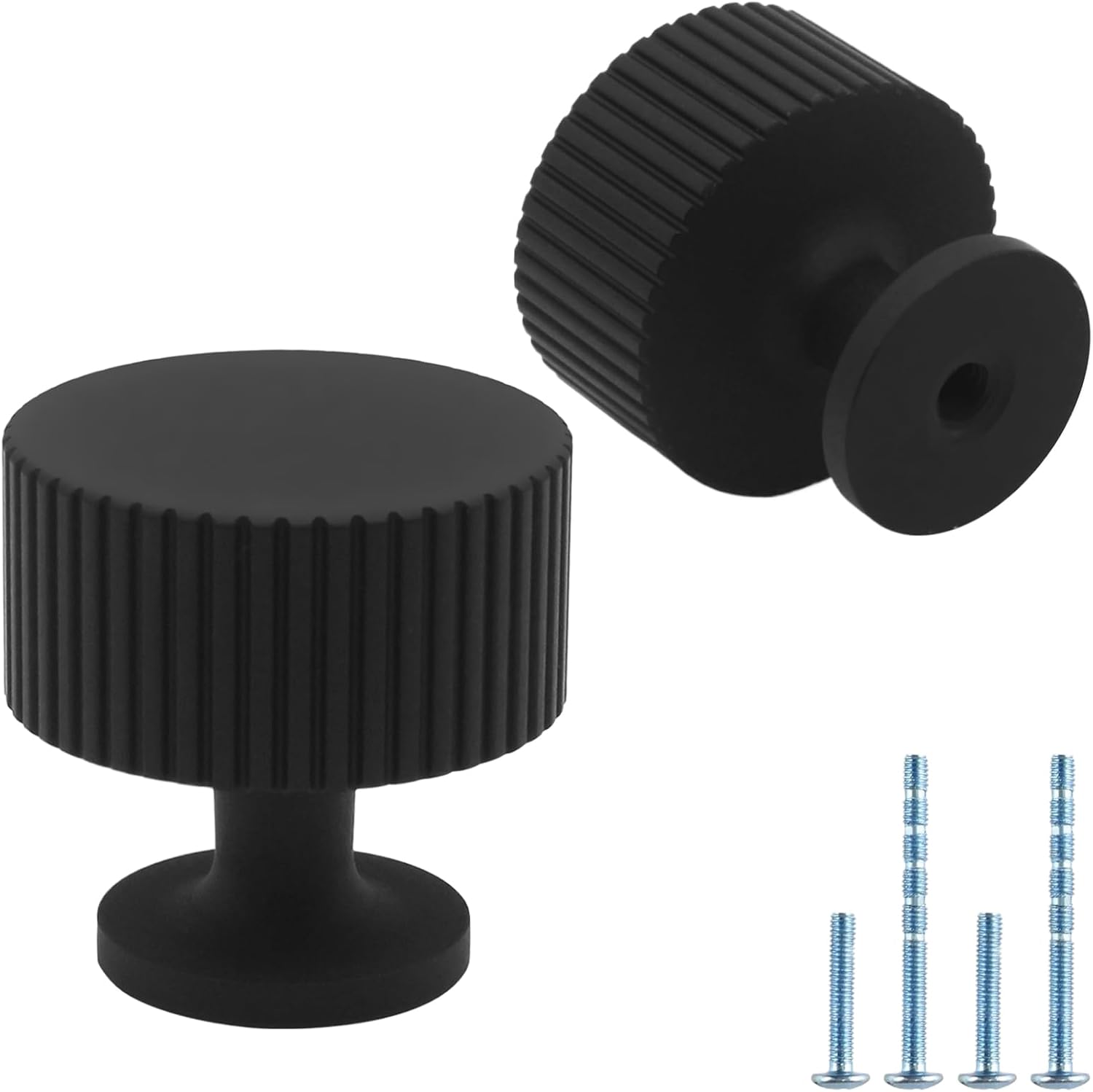 30 Pack Black Cabinet Knobs Dresser Knob, Matte Black Drawer knobs for Cabinets, Drawer Pulls for Bathroom, Kitchen, Cupboard