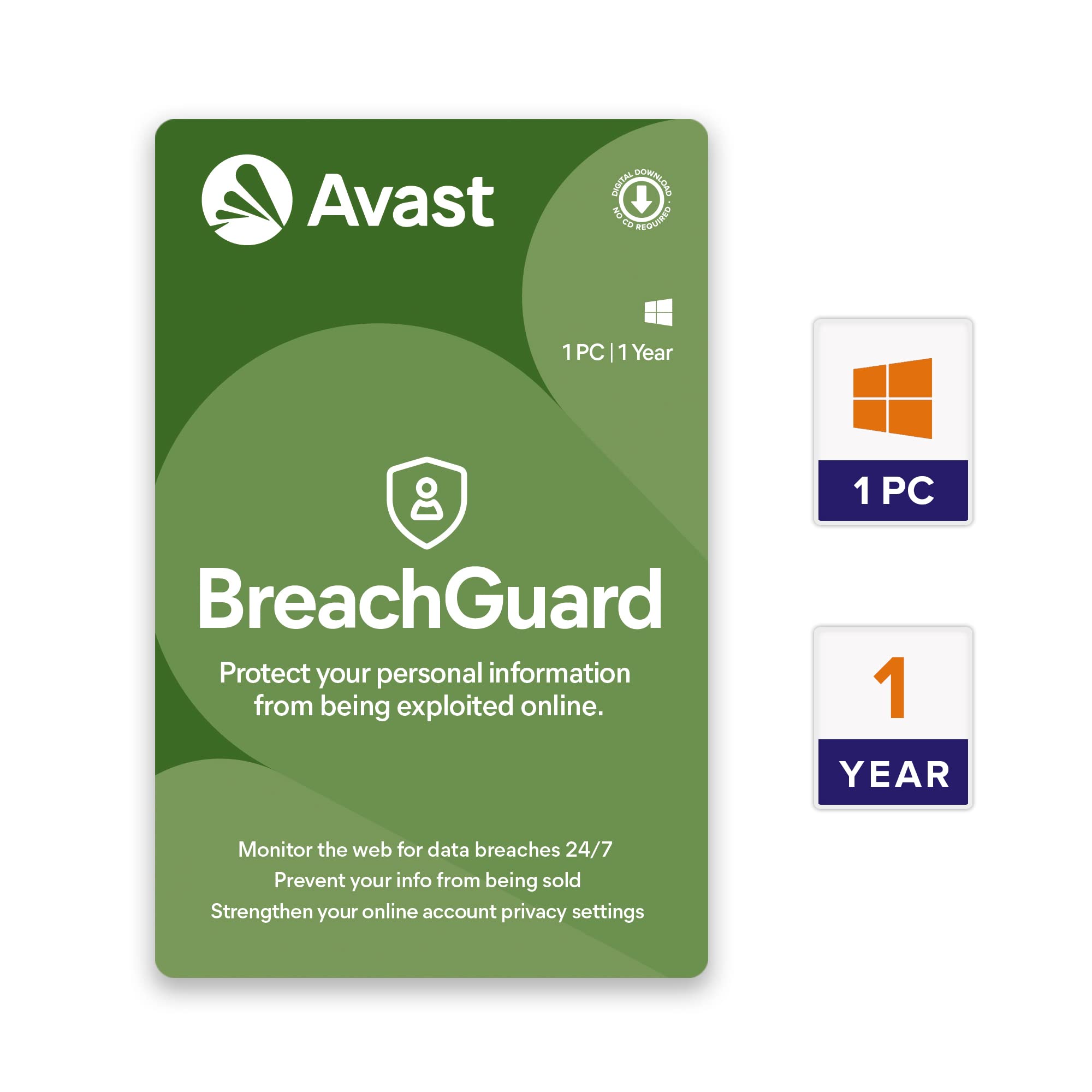 Avast Security Breachguard (Data Privacy Security) (1 Pc | 1 Year) (Email Delivery In 2 Hours- No Cd) (B08T331X14) Amazon Price History, Amazon Price Tracker