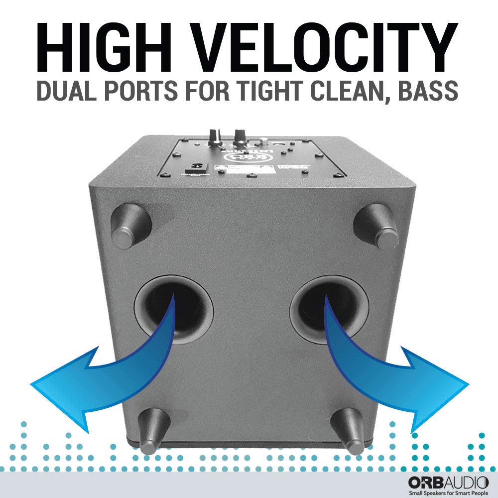ORB AUDIO sub MINI ウーファー Orb Audio: subMINI Subwoofer - 9” Cube - Dual High Velocity