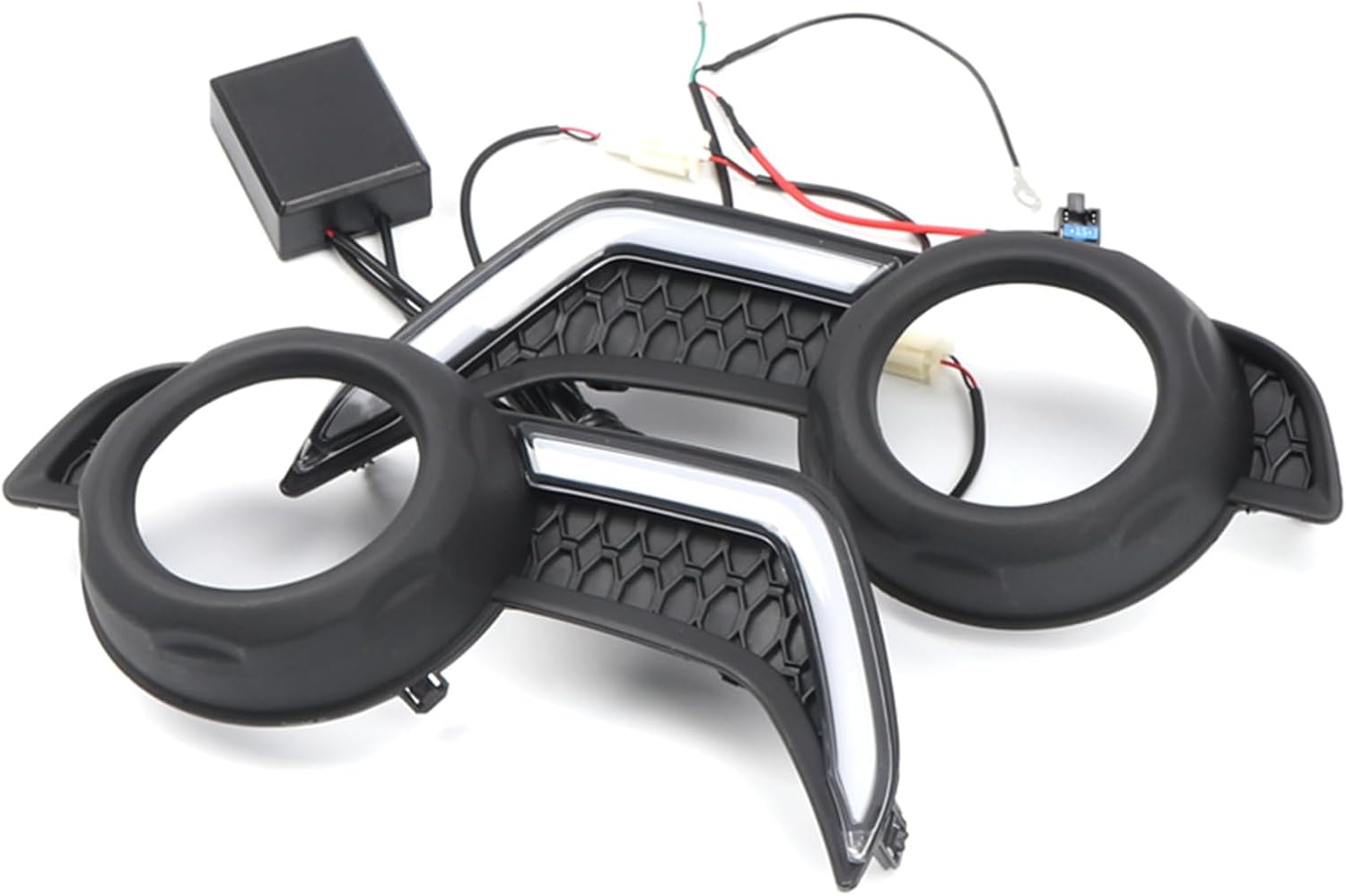 ITrims for Toyota 4Runner 2014-2023 Car Accessories Side Marker Light Rear View Mirror Turn Signal Light LED Dynamic Sequential Side Beacon Lamp Mirror Signal Light Assembly Kit (Yellow)