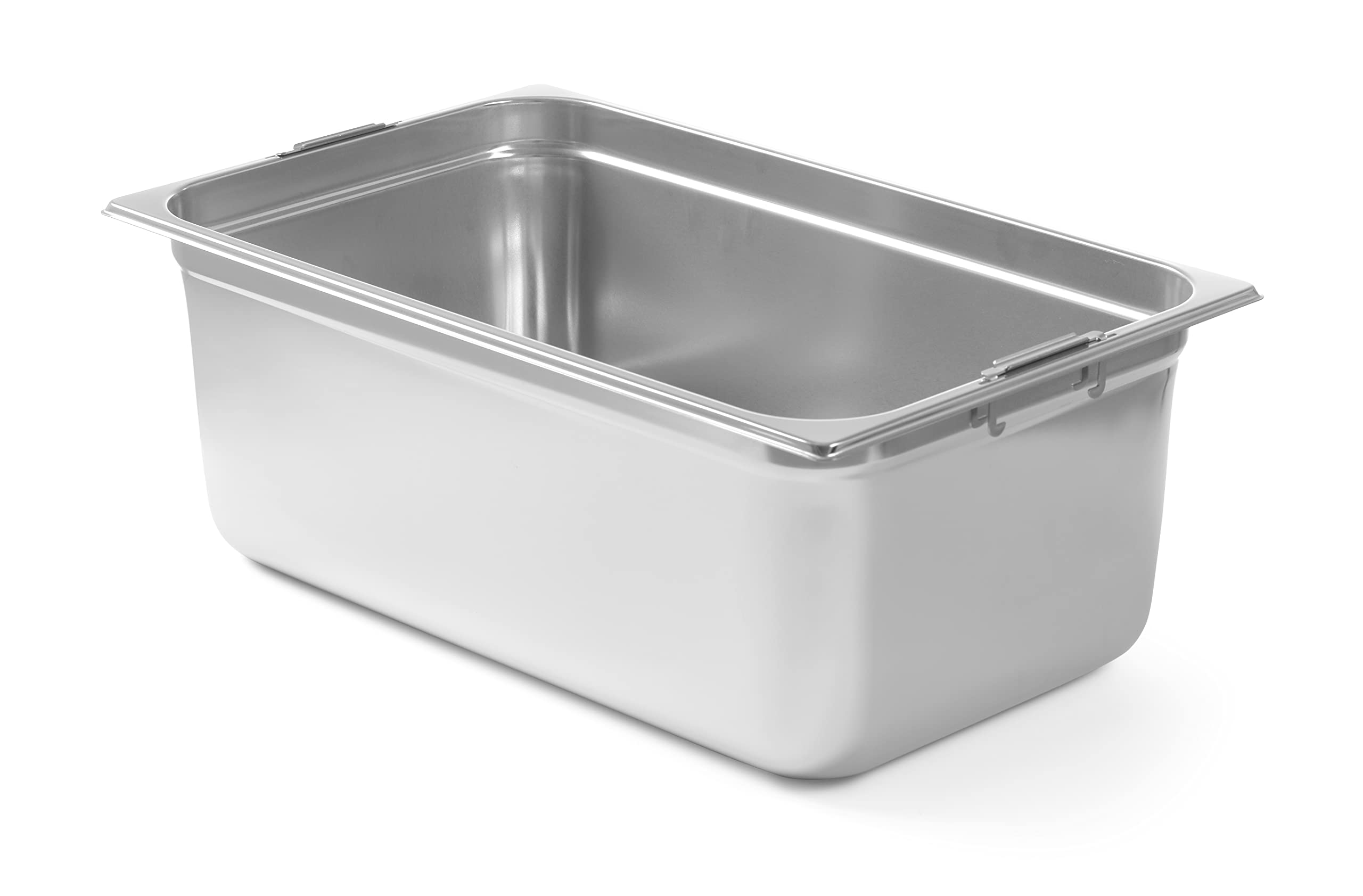 HENDI Gastronormbehälter GN1/1 — Edelstahl 28 L, mit Griffen