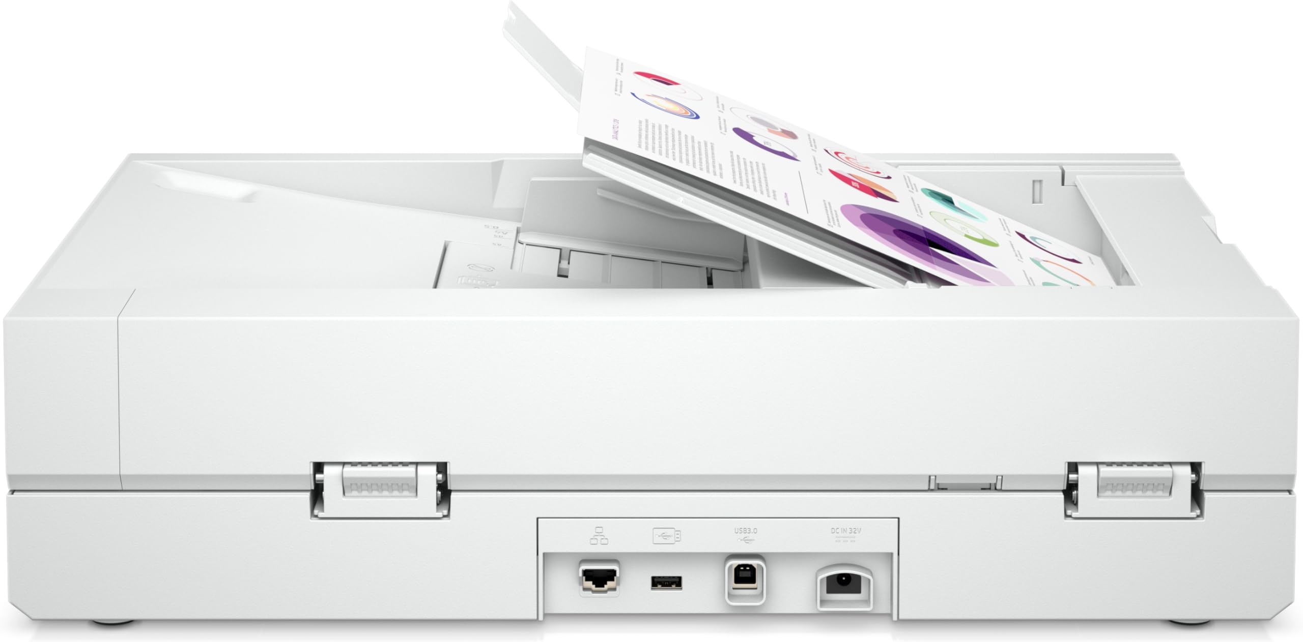 HP ScanJet Enterprise Flow N6600 fnw1 Scanner ADF Flachbettscanner Ethernet USB 3.0 WiFi Touchscreen