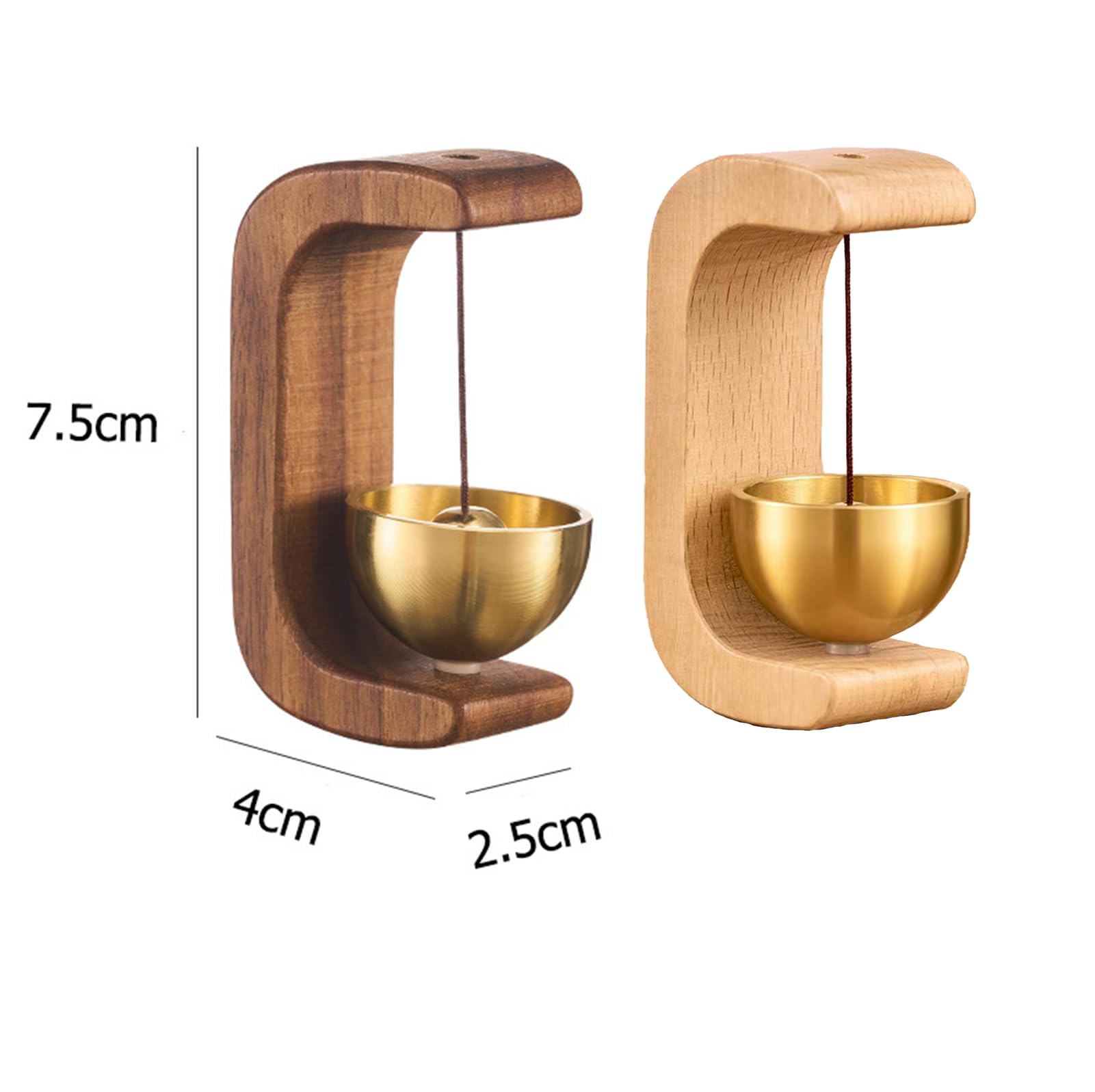 Dopamina - Campanello a vento magnetico per porta, fatto a mano, per la casa, tipo C