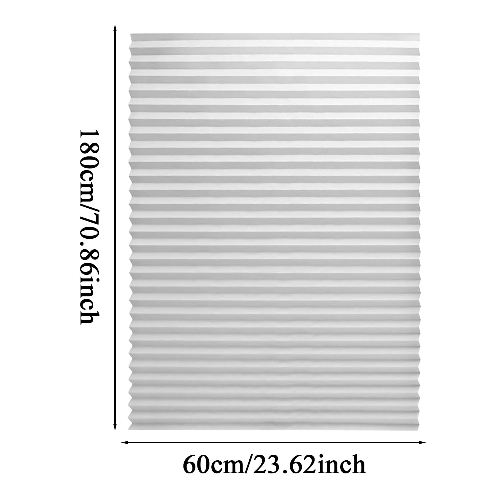 Cordless Window Coverings Shades, Sunshade Blocking Blinds, 23.62x70.87 Inches Portable Privacy Protection Window Blind, Ideal for Bedroom Kitchen Apartment Rv Vehicle Home