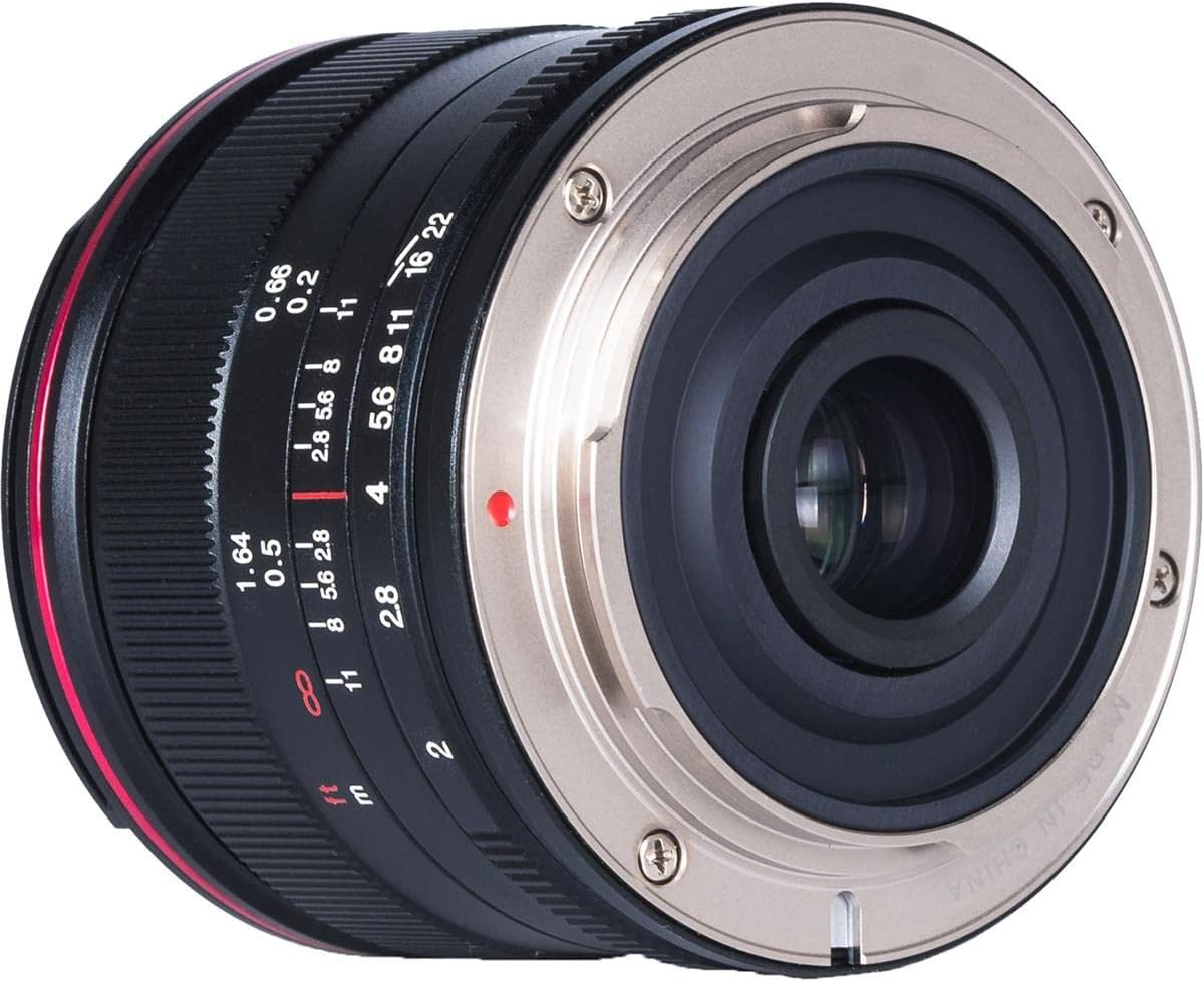 Venus Optics VE7520MFTLWBLK 7.5mm f/2 MFT Lens for Drones - Black