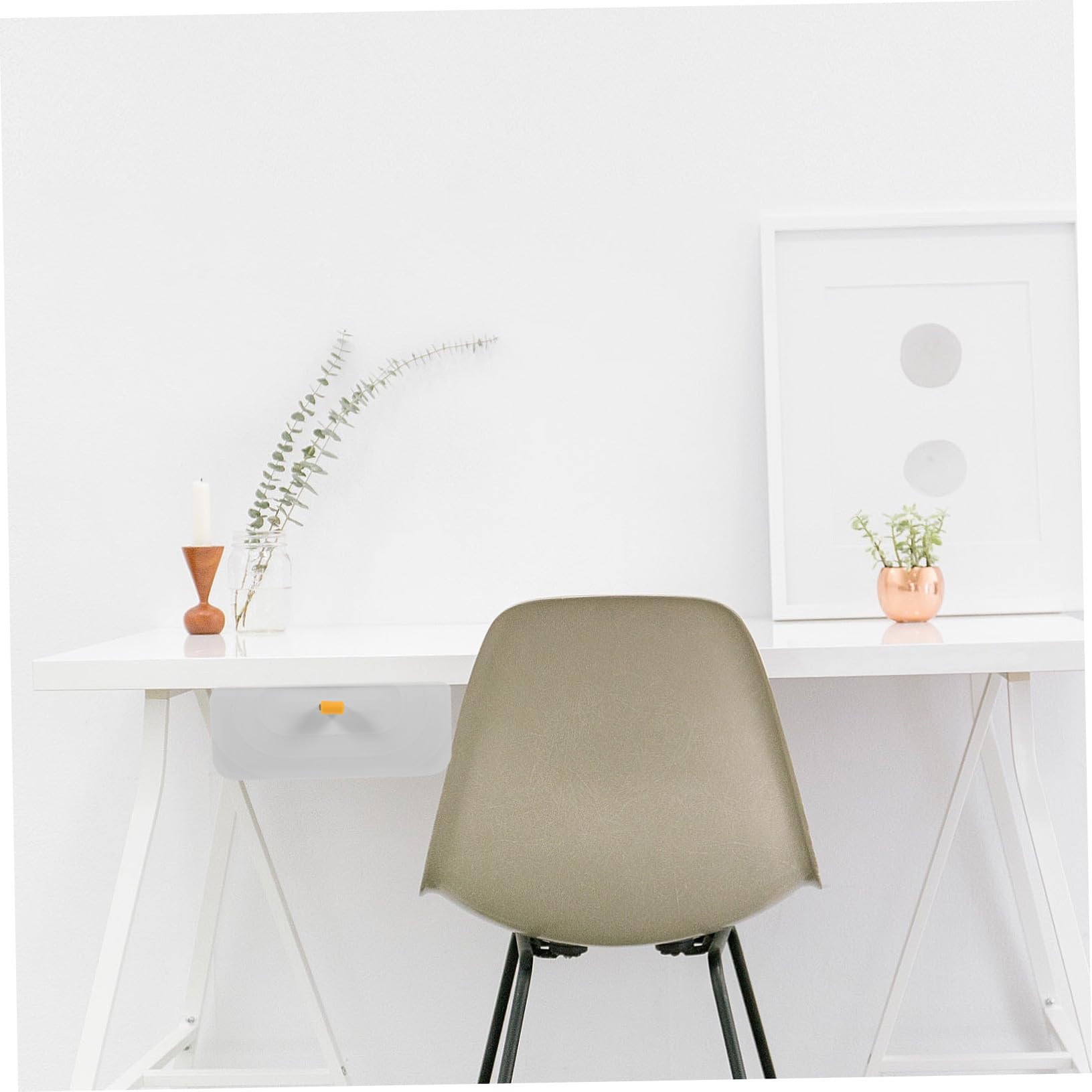 Organizador Multiusos de Plástico Blanco Cajones de Escritorio