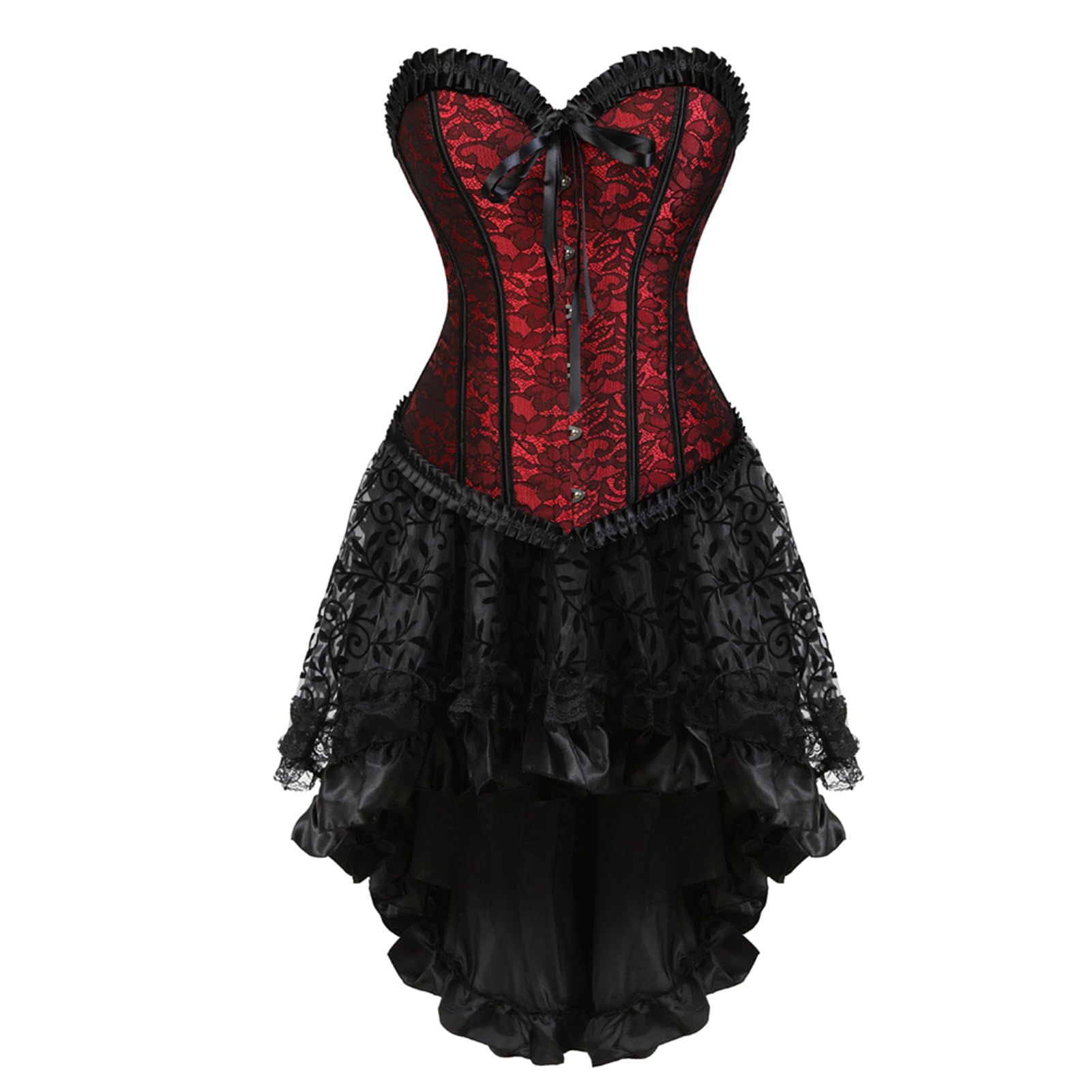 Zhitunemi Halloween Costumes Woman 2025 Corset Tops for Women Vampire Costume Women Dress - Medieval Corsets for Theme