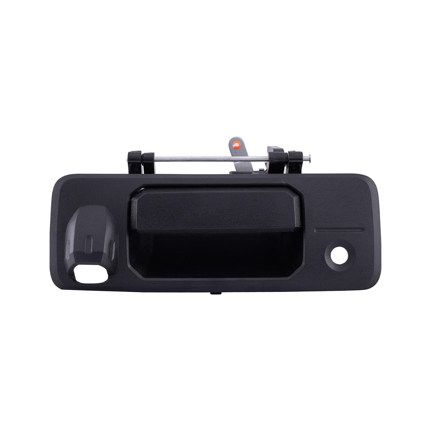 DEAL AUTO ELECTRIC PARTS New 1pc Textured Black Rear Truck Bed Tailgate Liftgate Exterior Back Door Handle Lock w/Key & Camera Hole Replacement Kit Compatible with 14-21 Tundra 16-23 Tacoma