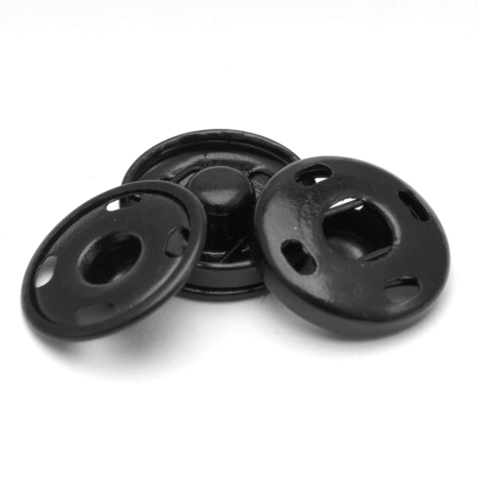 20 Boutons-pression Laiton Noir 25mm - Pour Sacs, Vêtements, Chaussures, Réparation Et Customisation