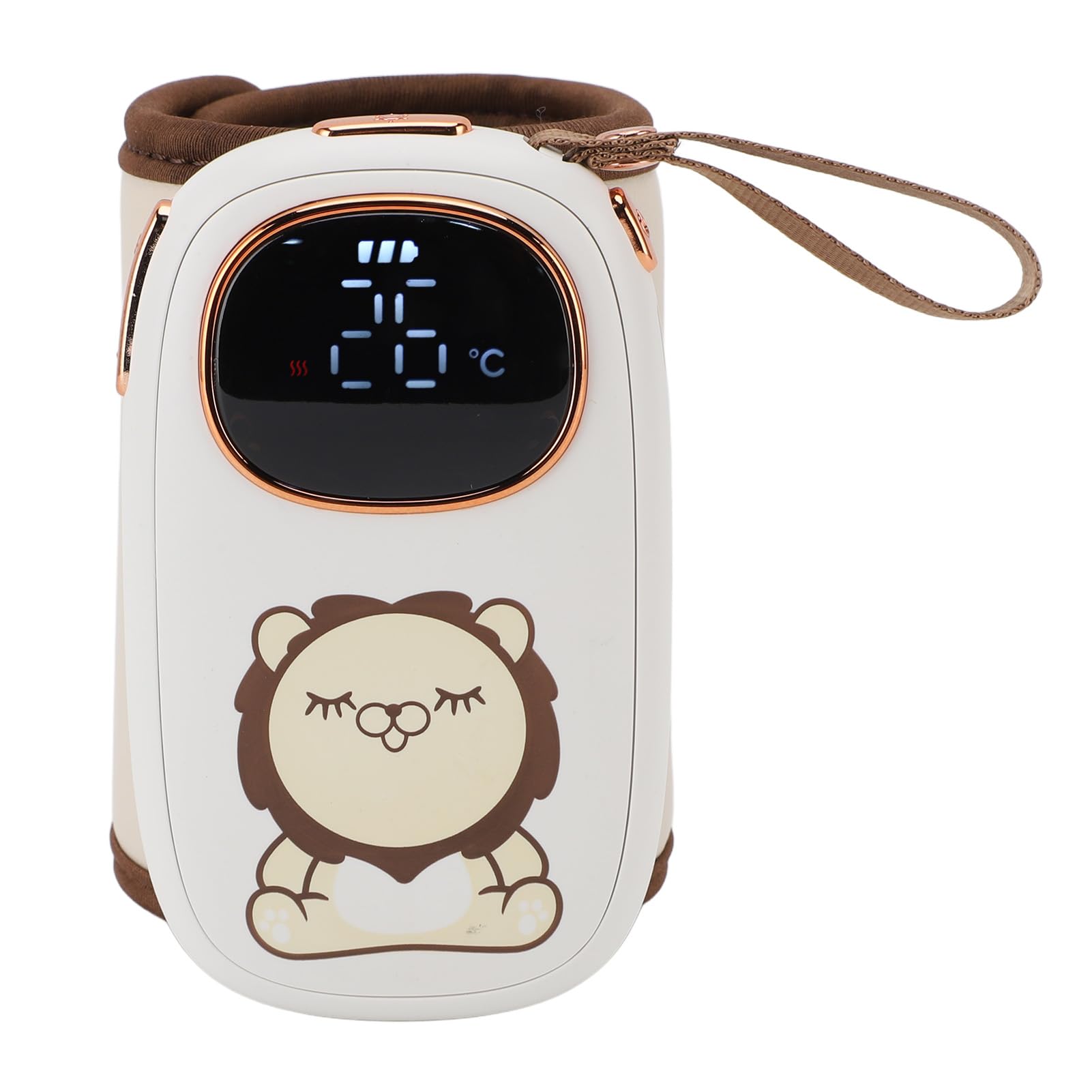 Yosoo Health Gear Calentador de Biberones Funda Portátil para Calentar Biberones con Carga USB Tela ABS 8000 MAh Retención de Calor a Temperatura Constante para Viajes Viajes de Negocios