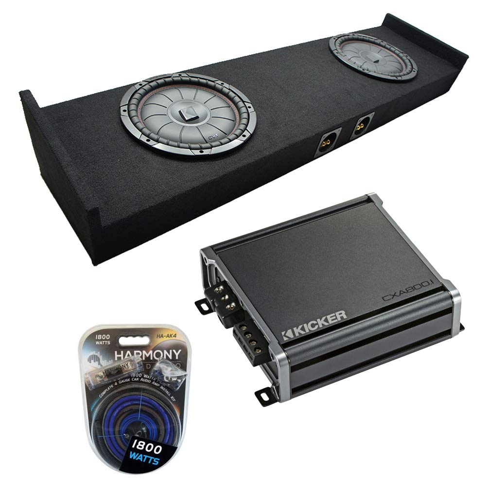 American Sound Connection ASC FTB2X10-15CREW Compatible with Ford F150 Crew 2015 - UP Dual 10