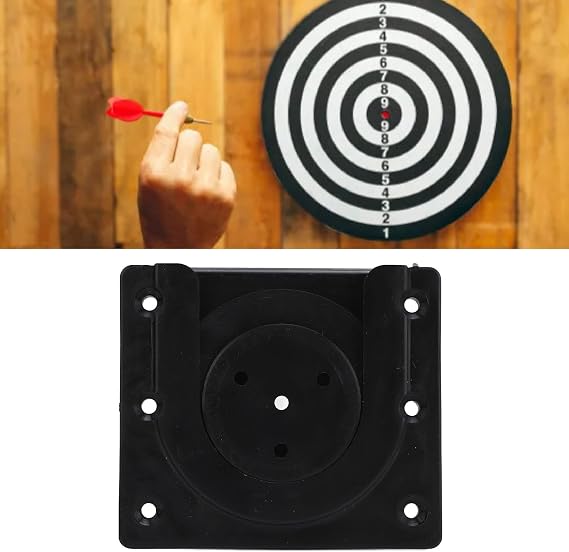 Dartboard Mounting Bracket Kit for Indoor Games, with Tape Measure