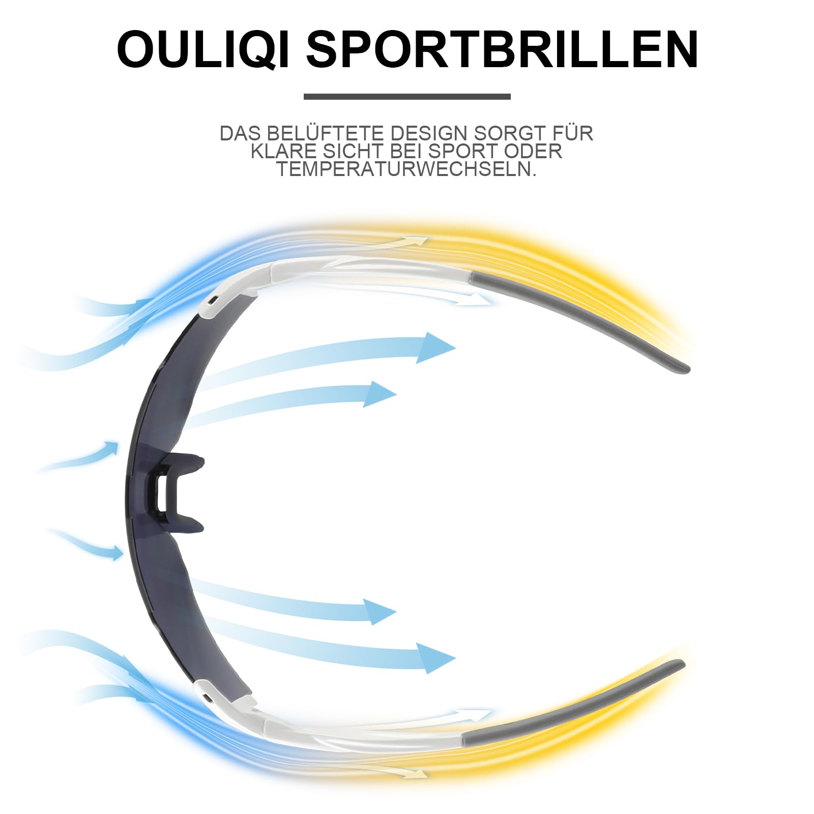 Gafas de sol para bicicleta, gafas deportivas para hombre y mujer, protección UV400, gafas de protección deportivas, gafas rápidas para deportes al aire libre, pesca, ciclismo, correr