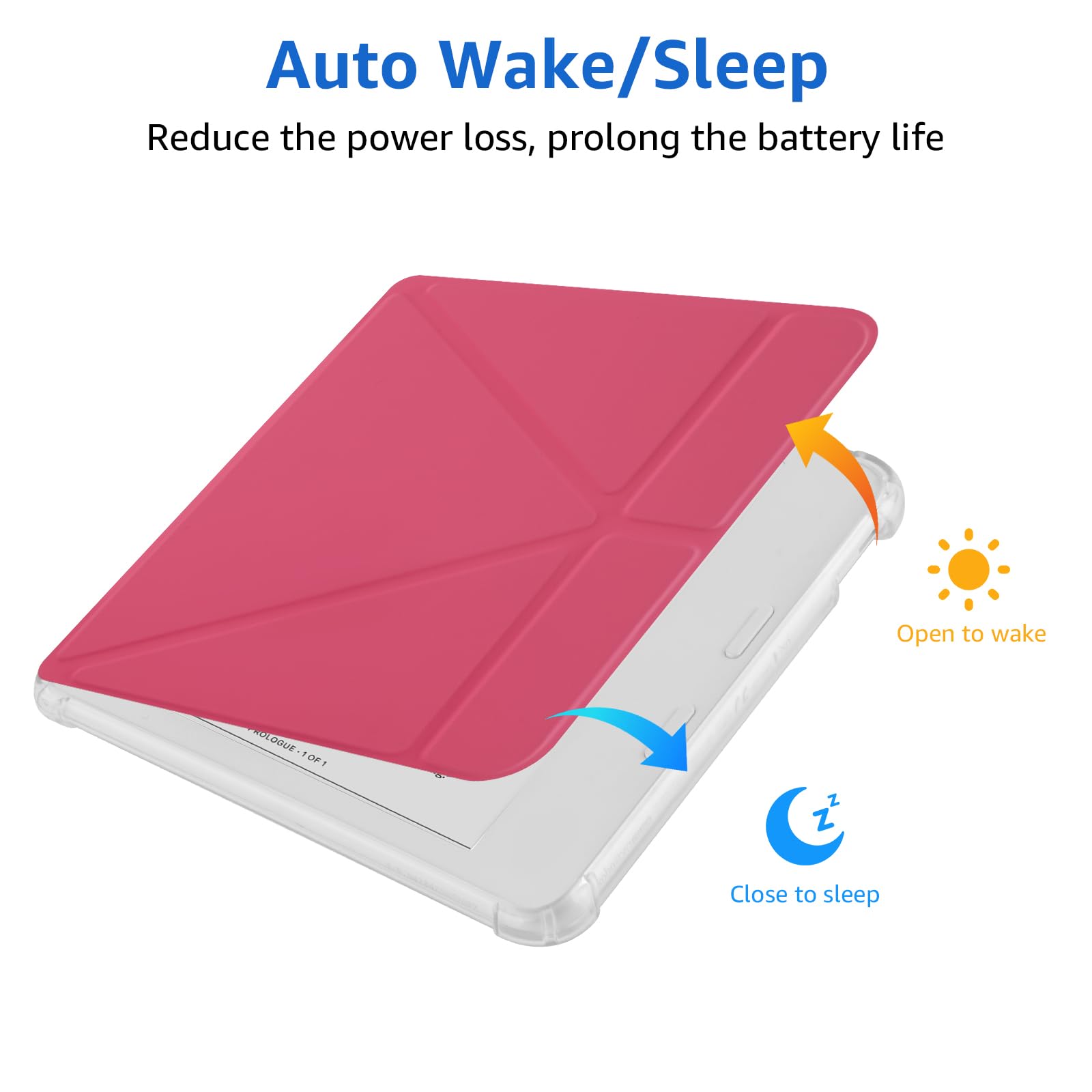 Custodia protettiva Soft TPU Kobo Libra Colore 2024 Libra 2 2021 eReader Watermelon red