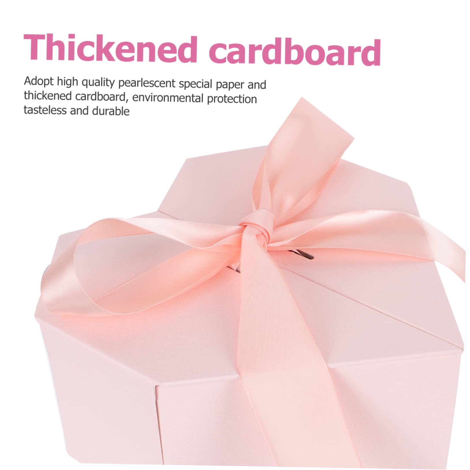 Alipis Tragbarer Koffer 2 Stk Liebe Geschenkbox Strumpffüller Schokolade Geschenkbox in Herzform Süßigkeitentasche Jahrgang Bonbonschokolade Hochzeitsbedarf Brautjungfer Polyester Papier