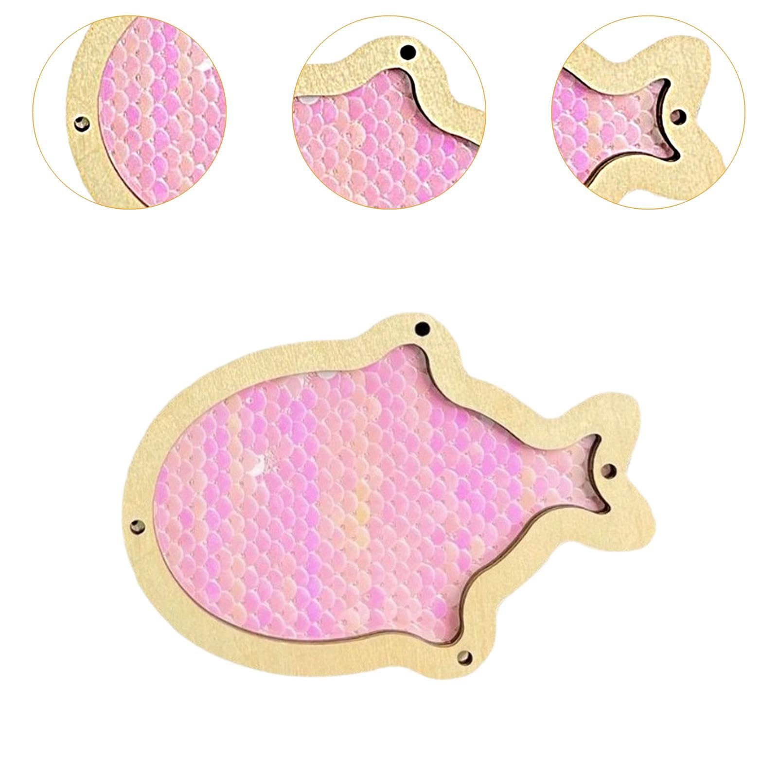 6X Fai da Te Bordo Occupato Parte Giocattolo Sensoriale Pesce Paillettes Materiale Fai da Te Bordo Sensoriale Giocattolo per Bambini Ragazz
