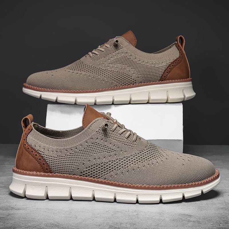 Shoes for Men Mens Casual Dress Oxfords Business Mesh Walking Shoes Tennis Comfortable Sneakers Lightweight Soft Sole & Breathable Fashion Sneakers4