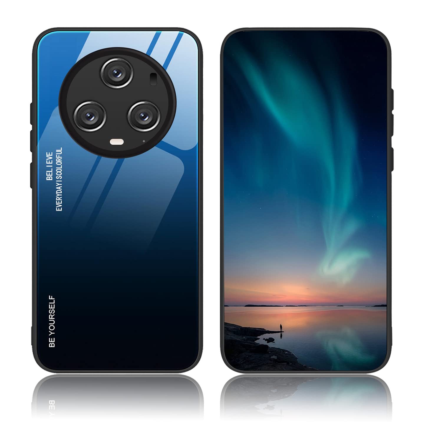 GOGME Cover per Huawei Honor Magic 5 Lite 5G / Magic5 Lite, Custodia Protettiva Completa in Silicone TPU Morbido, Cover Antipolvere Antiurto - Marrone
